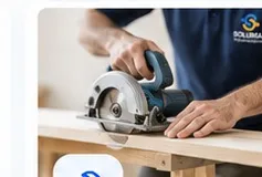 Servicio de carpintería realizado por técnico de SOLUMAN
